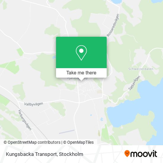 Kungsbacka Transport map