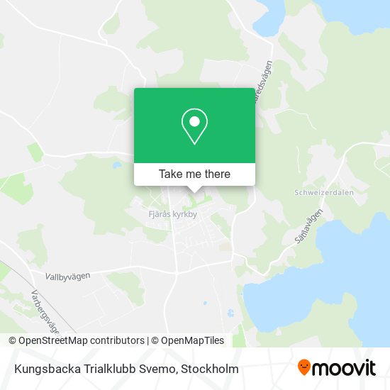 Kungsbacka Trialklubb Svemo map