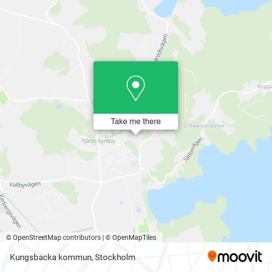 Kungsbacka kommun map