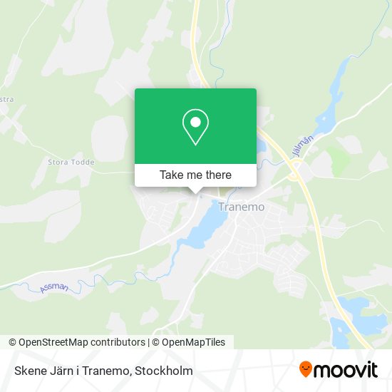 Skene Järn i Tranemo map