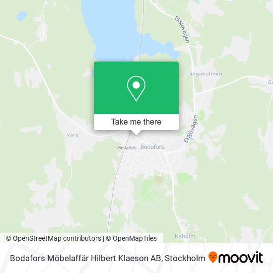 Bodafors Möbelaffär Hilbert Klaeson AB map