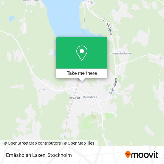 Emåskolan Laxen map