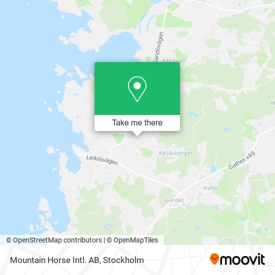 Mountain Horse Intl. AB map
