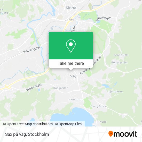 Sax på väg map