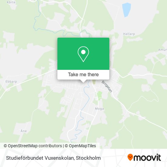 Studieförbundet Vuxenskolan map