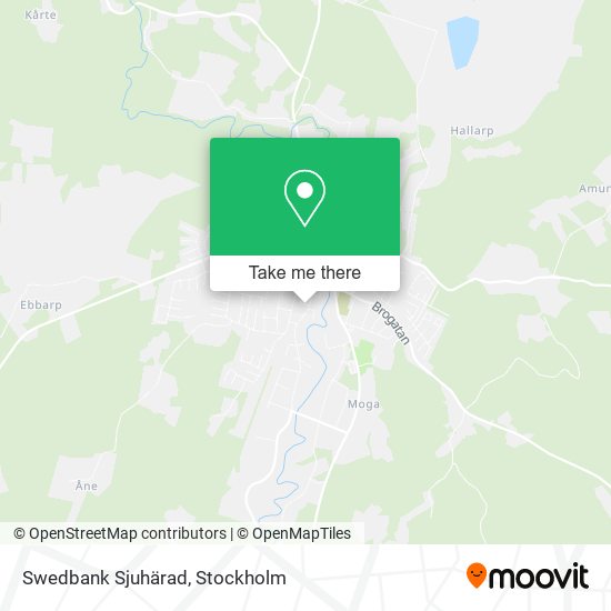 Swedbank Sjuhärad map