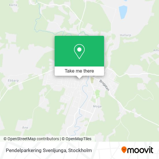 Pendelparkering Svenljunga map