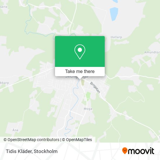 Tidis Kläder map