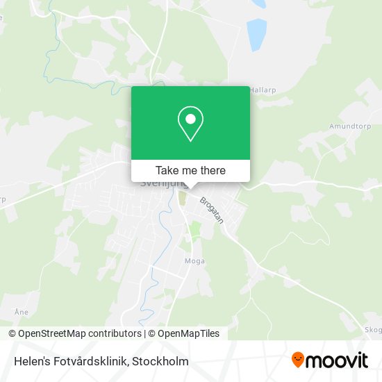 Helen's Fotvårdsklinik map