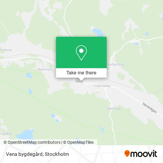 Vena bygdegård map
