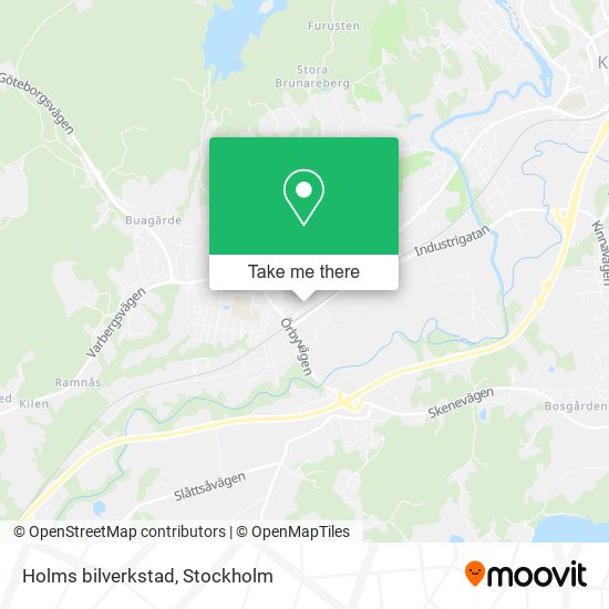 Holms bilverkstad map