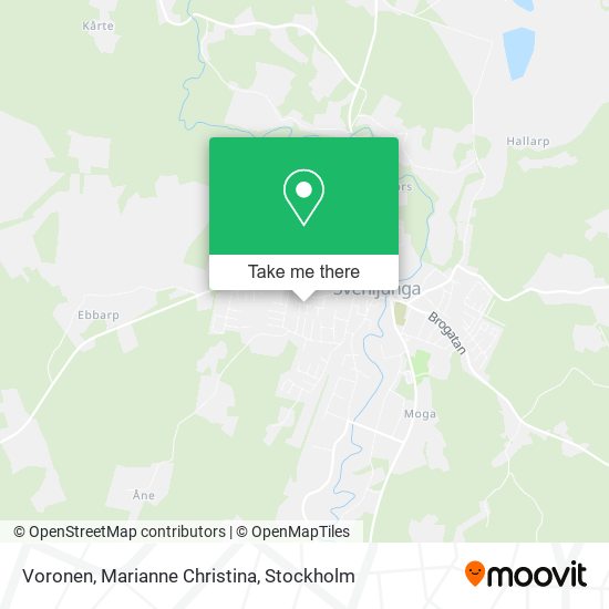 Voronen, Marianne Christina map