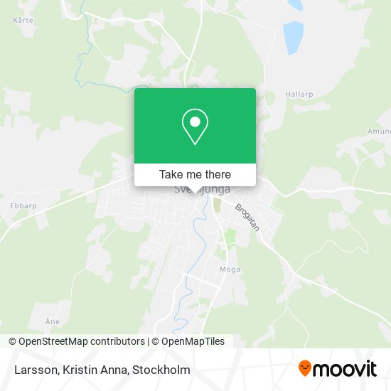 Larsson, Kristin Anna map