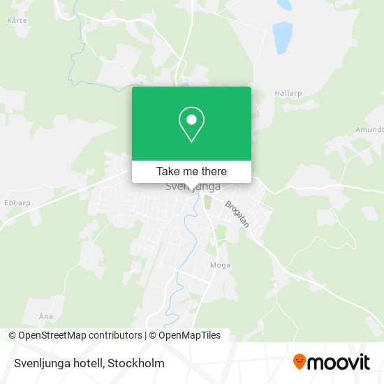 Svenljunga hotell map