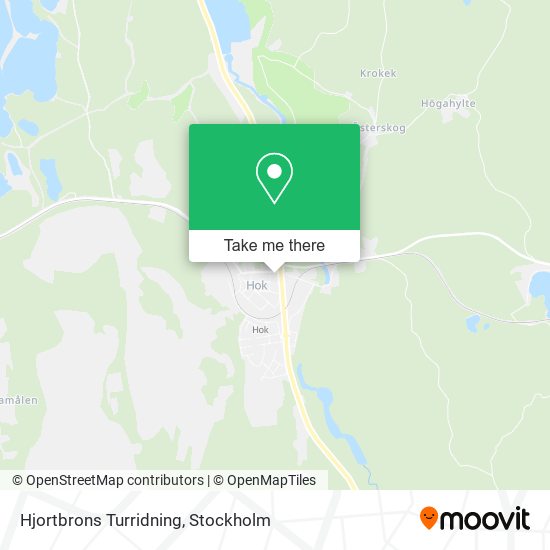 Hjortbrons Turridning map