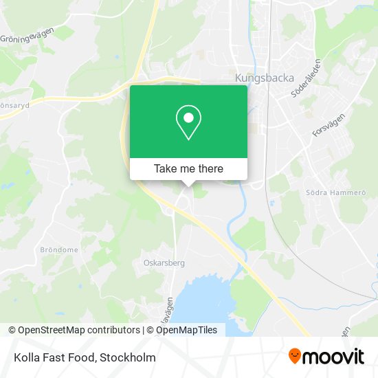 Kolla Fast Food map