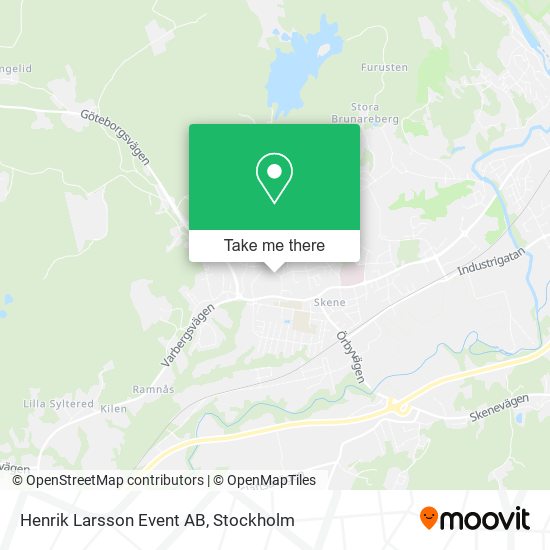 Henrik Larsson Event AB map