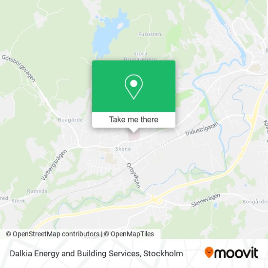 Dalkia Energy and Building Services map