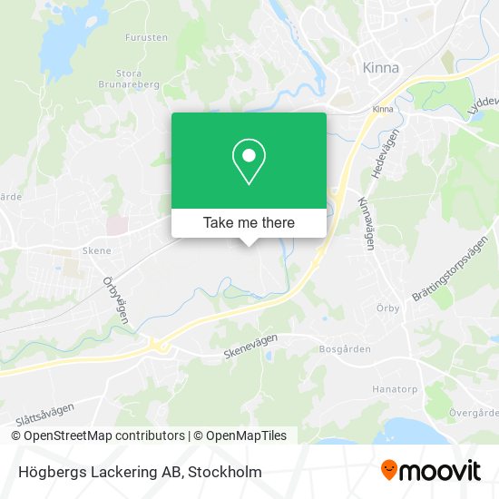 Högbergs Lackering AB map