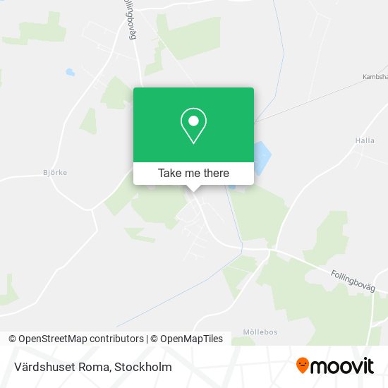 Värdshuset Roma map