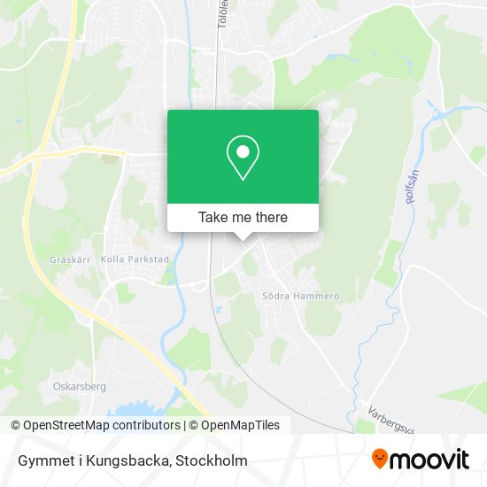 Gymmet i Kungsbacka map