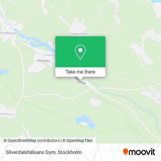 Silverdalshälsans Gym map