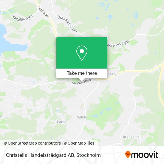 Christells Handelsträdgård AB map