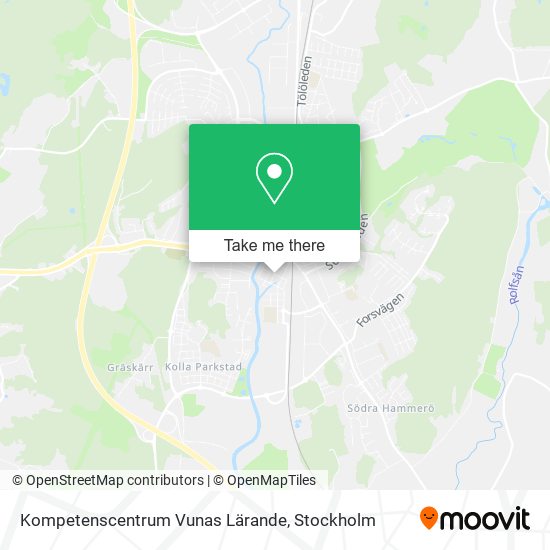 Kompetenscentrum Vunas Lärande map