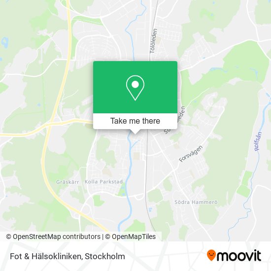 Fot & Hälsokliniken map