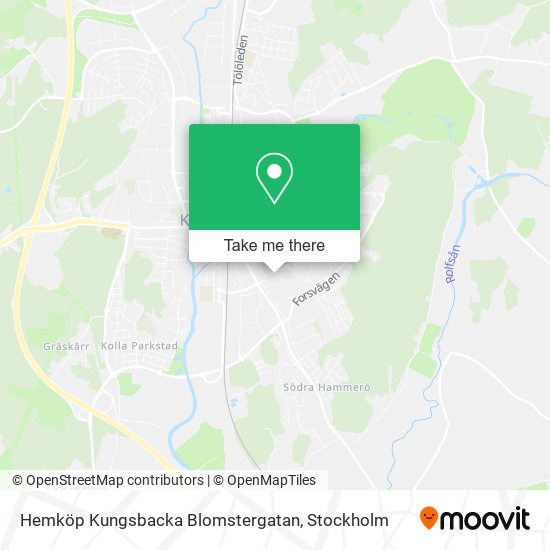 Hemköp Kungsbacka Blomstergatan map