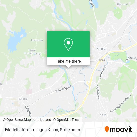 Filadelfiaförsamlingen Kinna map
