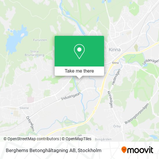 Berghems Betonghåltagning AB map