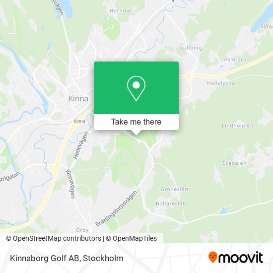 Kinnaborg Golf AB map