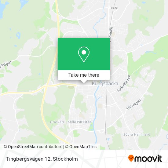Tingbergsvägen 12 map