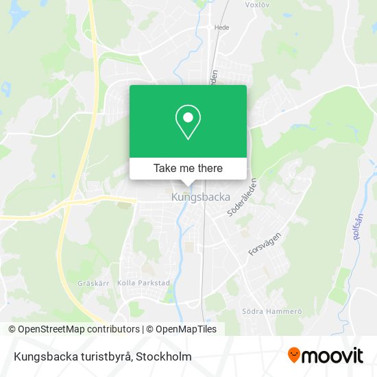 Kungsbacka turistbyrå map