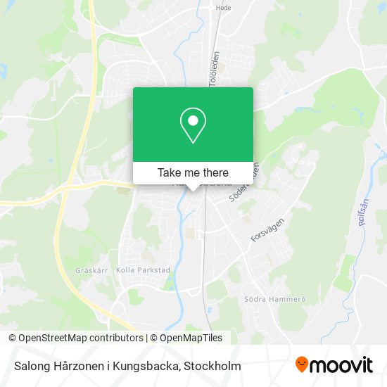 Salong Hårzonen i Kungsbacka map