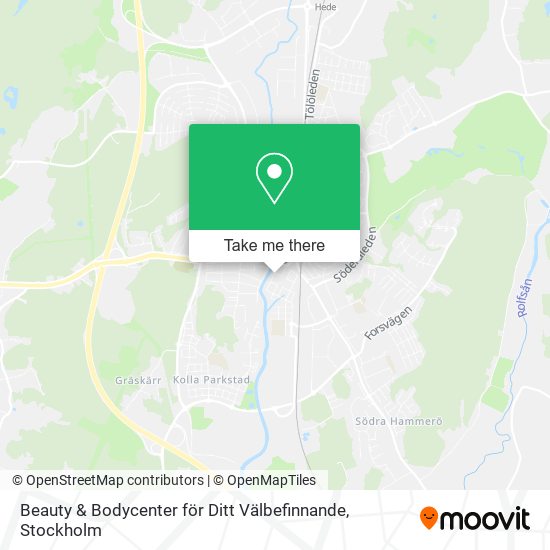 Beauty & Bodycenter för Ditt Välbefinnande map