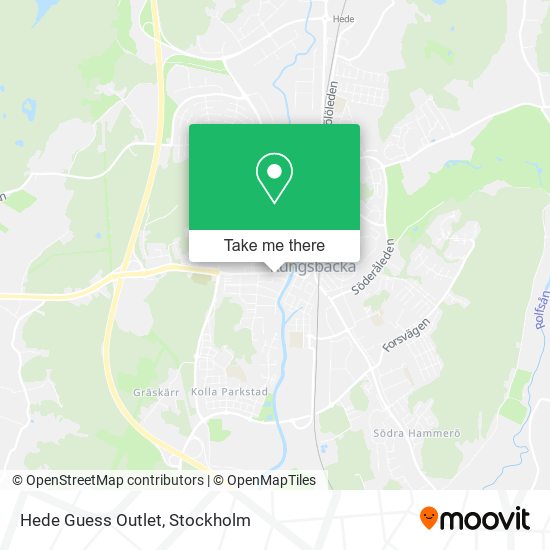 Hede Guess Outlet map