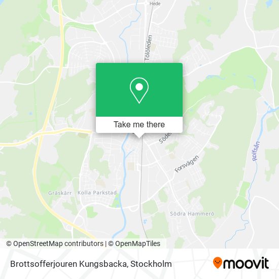 Brottsofferjouren Kungsbacka map