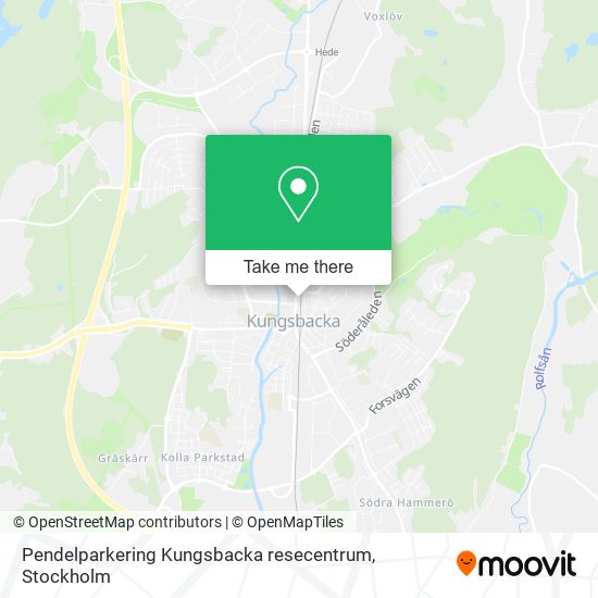 Pendelparkering Kungsbacka resecentrum map