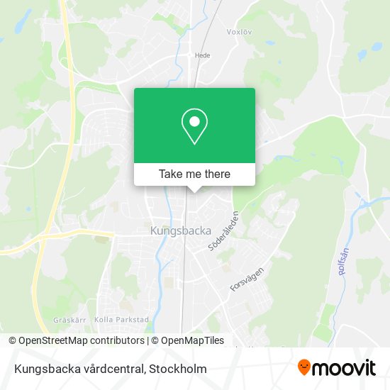 Kungsbacka vårdcentral map
