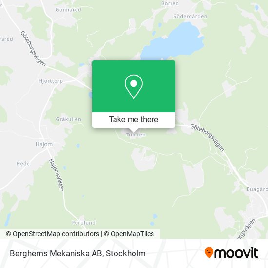Berghems Mekaniska AB map
