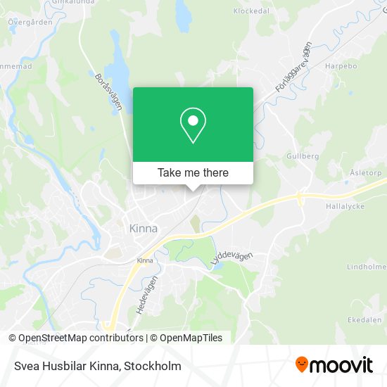 Svea Husbilar Kinna map