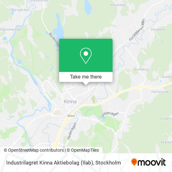 Industrilagret Kinna Aktiebolag (Ilab) map