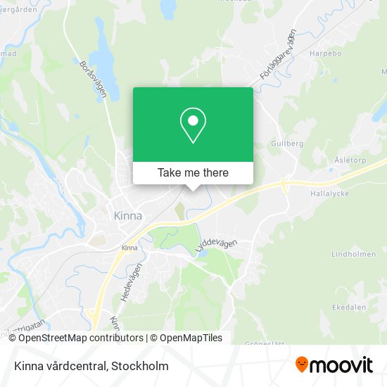 Kinna vårdcentral map