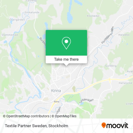 Textile Partner Sweden map