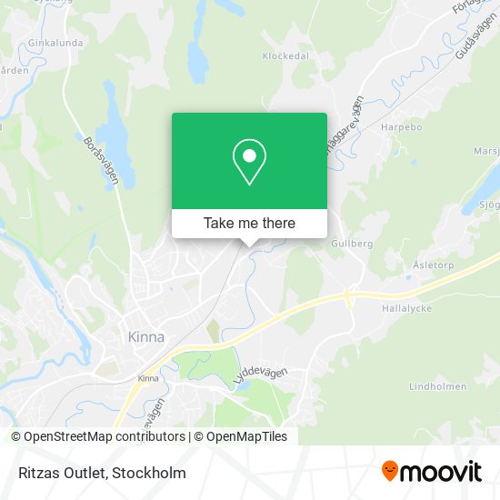 Ritzas Outlet map