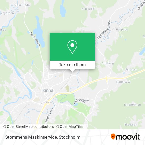 Stommens Maskinservice map