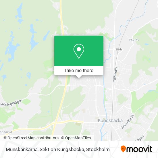 Munskänkarna, Sektion Kungsbacka map