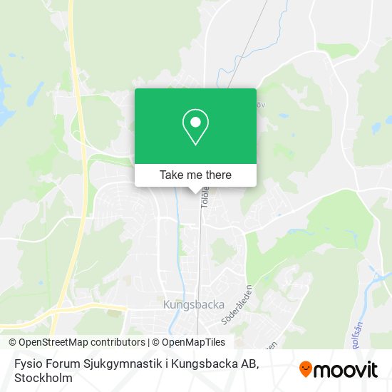 Fysio Forum Sjukgymnastik i Kungsbacka AB map